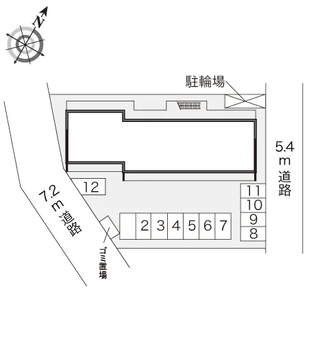 ★手数料０円★堺市堺区西湊町　月極駐車場（LP）